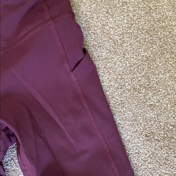 Size 2 Lululemon pants red - Picture 3 of 5